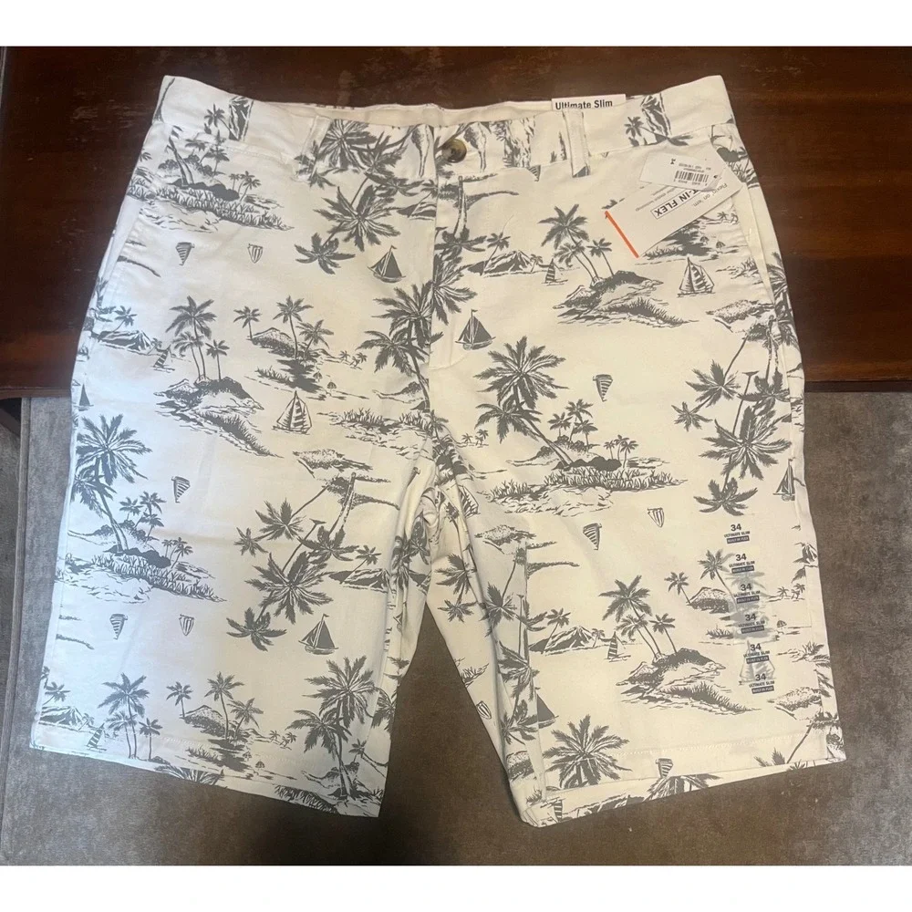 Old Navy Ultimate Slim Built-In Flex Shorts Lot of 3 Mens Size 34 Shorts